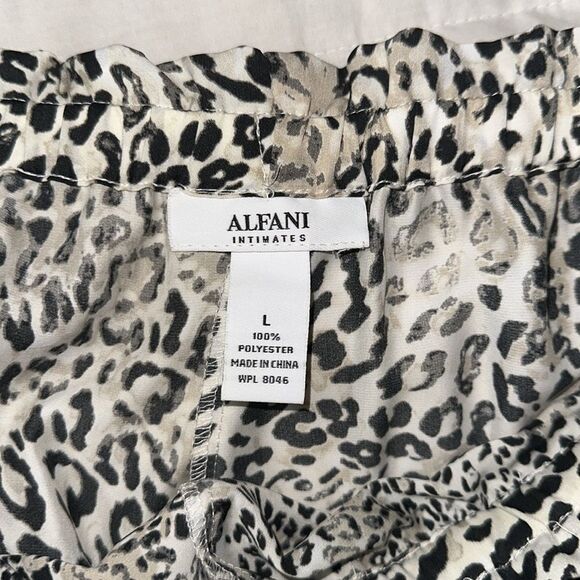 ALFANI L Spring Sahara Animal Print Lightweight Intimates PJ Bottom - Picture 6 of 7